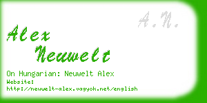 alex neuwelt business card